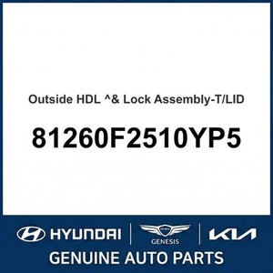 Pièces et accessoires automobiles et camionnettes neuves Elantra 81260F2510YP5 - Product Image 1