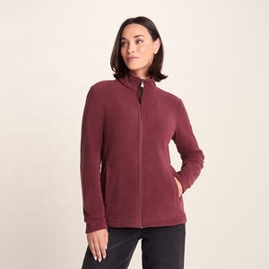 <b>Women's</b> Heavyweight Fleece <b>Jacket</b> <b>Zip</b> <b>Up</b> Full <b>Zip</b> Pullover Softshell Outerwear for Winter <b>Womens</b> Polar Fleece <b>Jacket</b> - Product Image 1