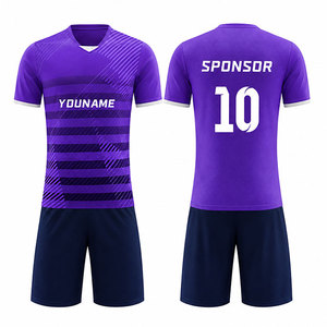Conjunto de Camisetas de Fútbol con Estampado Digital Personalizado, Unisex, Manga Corta, Secado Rápido, Transpirable, Cuello Redondo, Impresión del Nombre del Equipo y del Jugador, Elástico - Product Image 2