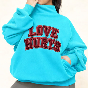 Sudadera Oversize de Cuello Alto para Mujer, Invierno 2026, Estilo Casual Urbano, Diseño Moderno para Uso Diario, Comodidad Garantizada - Product Image 2