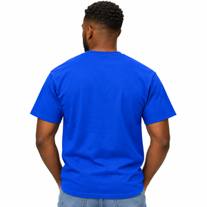 Phi Beta Sigma Royal Blue Graphic T <b>Shirt</b> for <b>Men</b> Custom <b>White</b> Brotherhood Word Art Print <b>Short</b> <b>Sleeve</b> Crew Neck Casual - Product Image 2