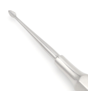 Bernard Root Tip Elevator Droit 4mm 15.5cm Manche Creux Court Baïonnette Syndesmotome Instrument Chirurgical d'Extraction Dentaire - Product Image 2