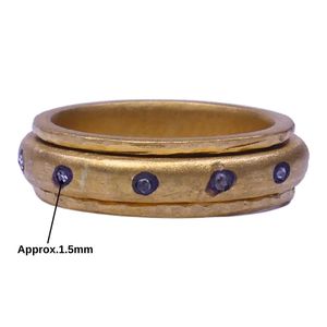 Wedding Wear 925 Sterling Silver Gold Plated Jewelry Diamond Jewelry Women Wear Classic <b>Couple</b> <b>Ring</b> - Product Image 4