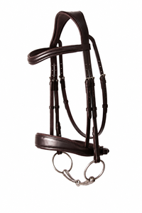 Bridon d'équitation professionnel en cuir, équipement d'équitation en gros pour détaillants et distributeurs de Divine International - Product Image 5