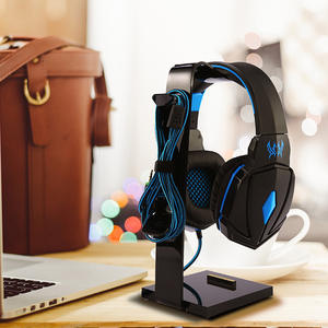 Présentoir de casque acrylique de bureau de vente chaude à la mode support de casque parfait pour organiser et présenter votre équipement audio - Product Image 1