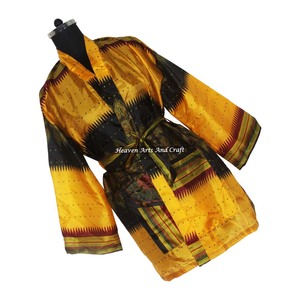 KS003 Bata de Dama de Honor para Mujer, Kimono Corto, Gran Venta, Lencería Sexy para Mujer, Bata de Dama de Honor de Seda, Kimono Corto para Mujer - Product Image 5