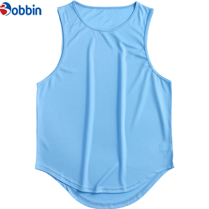 BOBBIN INDUSTRIES Camisetas sin Mangas de Verano para Hombre, Tejidas, Transpirables, Ecológicas, 100% Algodón, Color Sólido, Talla Grande - Product Image 2