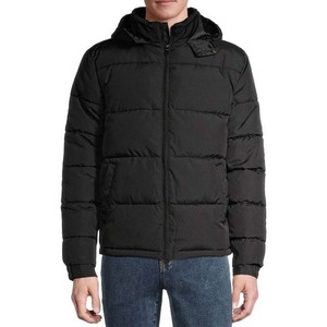 Chaquetas de Hombre de Poliéster Color Negro, Estilo Urbano, Precio Económico, Chaqueta con Capucha de Poliéster para Hombre, MOQ Bajo - Product Image 1
