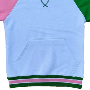 Sorority Wholesale High Quality Cotton <b>Men</b> Sweatshirts Printing Embroidery Custom Crew Neck panel work Sweatshirt - Product Image 3