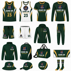 Youth Basketball Uniform <b>Set</b> Custom Sublimation Reversible Basketball Jersey & Shorts Personalized Blank Basketball Kit - Product Image 6
