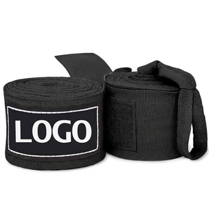 Bandages de boxe personnalisés en gros avec logo, 4,5 mètres, pour haltérophilie et entraînement en salle de sport, protection élastique des poignets - Product Image 5