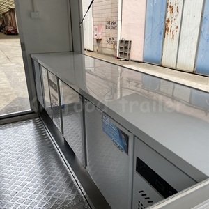 スナックマシンモバイルモジュラートランスコーヒーフードトラックトレーラーコンテナキオスクカート冷蔵庫付き - Product Image 4