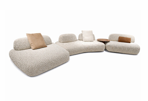 Luxury Curved Modular <b>Sofa</b> | Modern Sectional Couch| Custom Organic <b>Sofa</b> | High-End Hotel & Villa Furniture Manufacturer Vietnam - Product Image 3