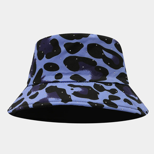 Sombrero de lona de poliéster unisex con estampado de leopardo y mandala para uso casual en primavera y verano 56-58CM - Product Image 2