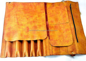 Bolsa Enrollable para Cuchillos de Chef, de Cuero Vacuno Genuino, de Lujo, con Diseño Resistente a Olores, Duradera, para Herramientas de Cocina, LSKR-0029 - Product Image 6