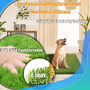 Alfombra de césped sintético impermeable para mascotas, cómoda, fácil de mantener, perfecta para perros pequeños y gatos, uso en interiores - Product Image 3