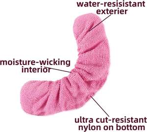 Protège-patins de hockey sur glace personnalisés, 100 % polyester 1680D, imperméables, taille enfant, avec logo personnalisé - Product Image 3