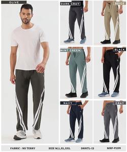 Pantalones de hombre importados NS Terry Lycra de corte recto, suaves, elásticos y duraderos (GSM 180–190) - Product Image 6