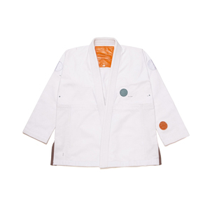 Kimono de Jiu-Jitsu Brasileño (BJJ) de Alta Calidad, 100% Algodón, Transpirable, Corte Holgado, Shoyorol 440g, Blanco, con Logotipo Personalizado - Product Image 1