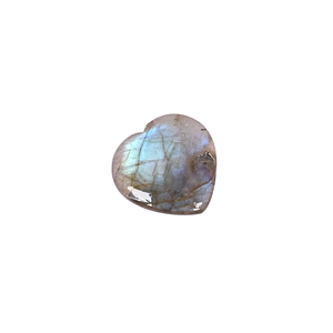 Labradorite naturelle 13 carats 20x21mm en forme de cœur Shilpi Impex Pierre précieuse en vrac pour la fabrication de bijoux - Product Image 3