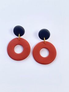 Pendientes de Resina Epoxi Hechos a Mano, Joyería Única y Colorida para Mujer, Accesorios de Moda Ligeros y Elegantes - Product Image 3