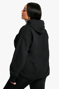 Fabricants de vêtements, sweat-shirt pour femme en molleton brossé imprimé sur mesure, 520 g/m², surdimensionné, 100 % coton, uni, lourd - Product Image 5