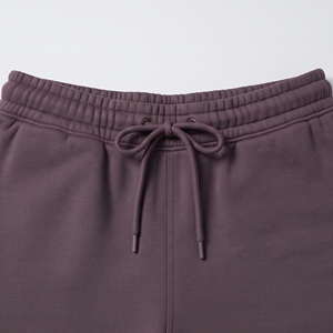 Shorts de sport en molleton pour femmes grandes tailles, taille élastique avec cordon de serrage, en coton, fabricant OEM - Product Image 4