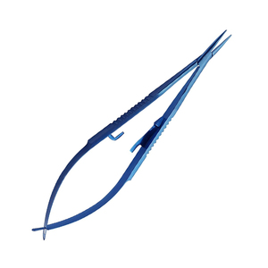 Castroviejo Needle Holder Short Body Straight Lock Manual <b>Titanium</b> Construction CE Certified Approximately 125 mm Surgical - Product Image 5