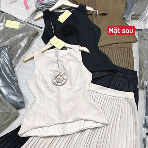 Long Two Piece Summer Casual Skinny Fit Cotton Women's Clothing <b>Set</b> Comfortable Eco-Friendly Washable Customized Packaging - Product Image 2