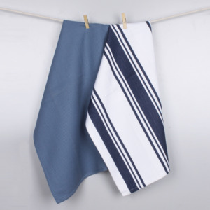 100% Cotton Dệt Sọc Kiểm Tra Thiết Kế Khăn Bếp Mềm Mại Thoải Mái Nhanh Chóng Hấp Thụ Khô Đa-Mục Đích Thân Thiện Với Môi Làm Sạch Rửa Tay - Product Image 1