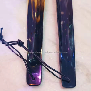 Saniya ฮอร์นรองเท้าวัวแบนขัดเงา32ซม. งานหัตถกรรมสำหรับ Amazon สัตว์สไตล์รองเท้าหนังวัวแบน - Product Image 1