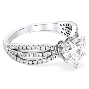 Anillo Solitario de Moissanita en Forma de Corazón de 2.25 Quilates, Plata de Ley 925, REYES, Precio de Fábrica al por Mayor, Regalo de Boda, Anillos Finos - Product Image 3
