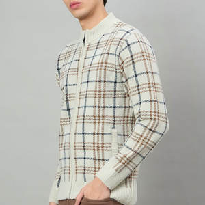 Pull col roulé pour homme, uni, manches longues, hiver, style business décontracté, coupe ajustée, respirant, en laine/viscose, tricot chaud - Product Image 3