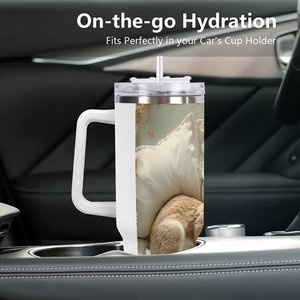 Custom Made 40oz Tumbler Stainless Steel Travel <b>Mug</b> For Graduation Gifts And Alumni Events - Product Image 3