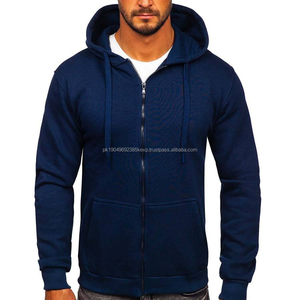 Sudadera con Capucha y Cremallera para Hombre, con Logotipo Personalizado, Cómoda, Informal, para Uso Diario, Estilo Urbano, Talla Personalizada - Product Image 1