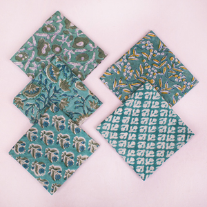 Best Summer Block Printed Bandana Scarf Cotton Lightweight Boho Wrap For Face Hair Or Neck <b>Cover</b> Unisex Sustainable Accessory - Product Image 2