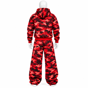 Nouvelle Collection : Survêtement à Capuche Entièrement Zippé, Couleur Unie, Effet Délavé, 100% Coton, Coupe Ajustée, Imprimé et Strass, Prêt à Porter - Product Image 4