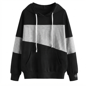 Ventes en gros de sweats à capuche pour femmes à bas prix, en polyester/coton, respirants, à séchage rapide, avec logo personnalisé sur le devant, pour l'automne et l'hiver, décontractés - Product Image 2