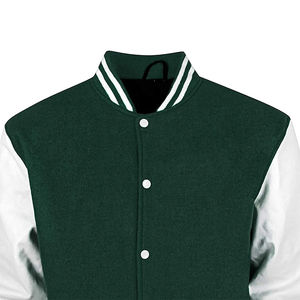 Chaquetas Varsity de Invierno para Hombre, Talla Grande, Bordadas con Chenilla, Ecológicas, Resistentes al Viento, 100% Lana - Product Image 5