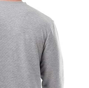 เสื้อสเวตเชิ้ตผ้าคอตตอนผสมสำหรับผู้ชาย เนื้อผ้านุ่ม ระบายอากาศได้ดี ทรงปกติ แขนยาว คอกลม สวมใส่สบายๆ ในชีวิตประจำวันและสไตล์ลำลอง - Product Image 5