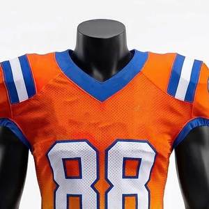 Camisetas de fútbol americano personalizadas sublimadas de alta calidad, transpirables, con logotipo personalizado, 100% poliéster - Product Image 4