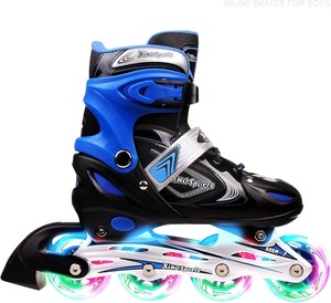 Patines para Niñas y Niños - Patines Ajustables con Ruedas LED Iluminadas - Product Image 1