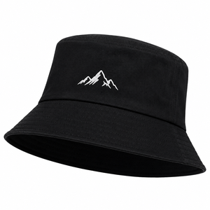 Gorro de Pescador Personalizado con Logotipo de Dibujos Animados, Unisex, 100% Algodón, Bordado, con Protección Solar para Ciclismo al Aire Libre y Uso Diario - Product Image 1