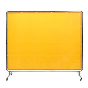 Schermo Protettivo per Saldatura in Vinile Ignifugo 6FT X 8FT con 4 Ruote Girevoli per Forniture di Saldatura e Lavorazione dei Metalli - Product Image 1