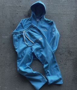 Unisex Casual Fashion Acid Wash Eco-Friendly Breathable Reversible Heavyweight Winter Solid Tracksuit <b>Set</b> for Sports Travel - Product Image 4