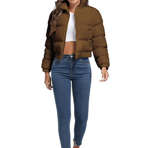 Women Fitness Outdoor Workout Warm Puffer Jacket Wholesale Women Trekking Weatherproof Puffer <b>Parka</b> Custom Women Sports Active - Product Image 4