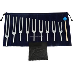 Ensemble de 9 diapasons professionnels en alliage d'aluminium 174-852Hz, certifiés CE et ISO, fournisseur en gros OEM ODM - Product Image 2