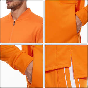 High-quality custom logo men's tracksuit gym fitness fleece sportswear training jogging tracksuits | FREE LOGO | FREE SHIPPING - Product Image 3