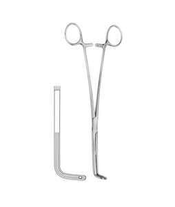 คีมจับเส้นเลือดคุณภาพสูง Finochietto Thoracic Forceps ทำจากเหล็กกล้าไร้สนิม สำหรับการผ่าตัดหัวใจและหลังอก และการผ่าตัดทั่วไป - Product Image 6