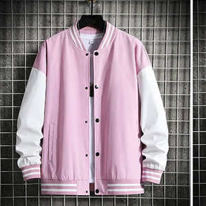 Chaquetas Personalizadas para Hombre, Diseño de Chaqueta de Béisbol, Talla Grande, Bordado con Letras, Chaquetas Varsity Masculinas, Chaqueta de Primavera para Hombre - Product Image 6